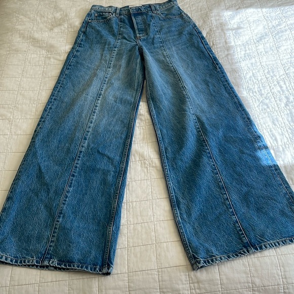 Triarchy Denim - Triarchy High Rise Wide Leg Jeans